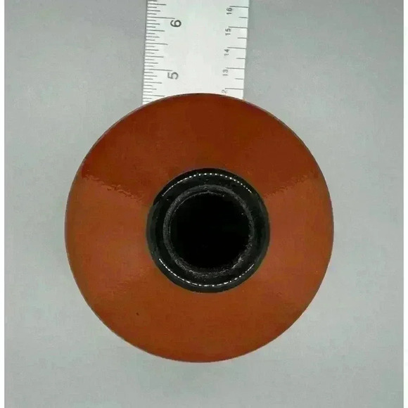 VTG 1980 JM Da Fonseca Azeitao Portugal Rust Brown Painted Glass 9" Wine Bottle - Picture 9 of 11